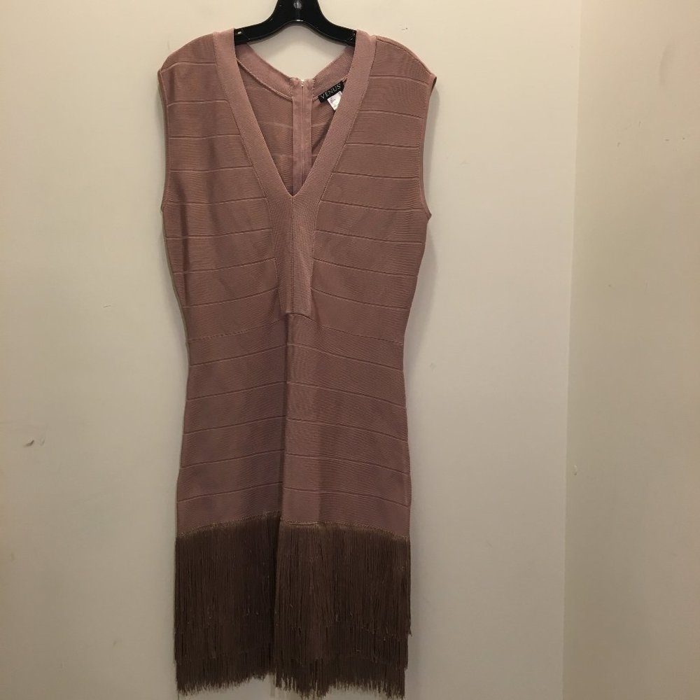 Venus Bandage Dress w/Fringe  14